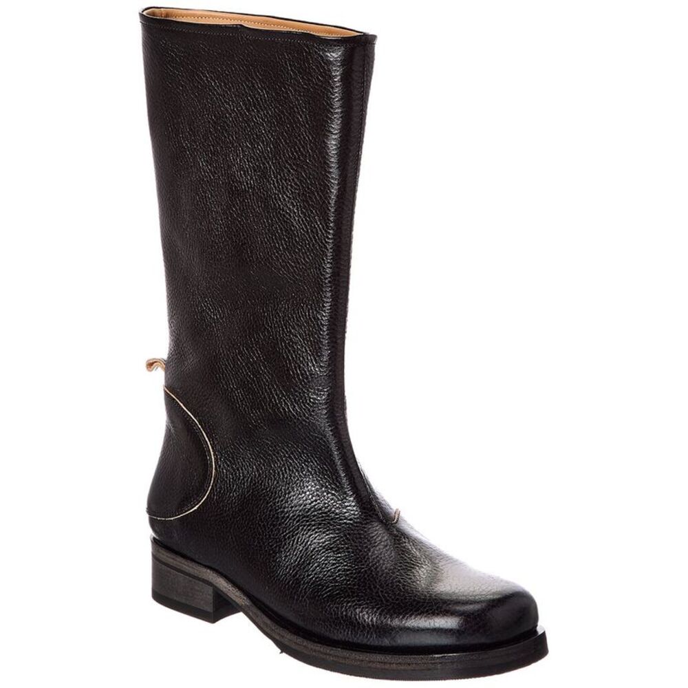 Our Legacy Leather Boot, Black